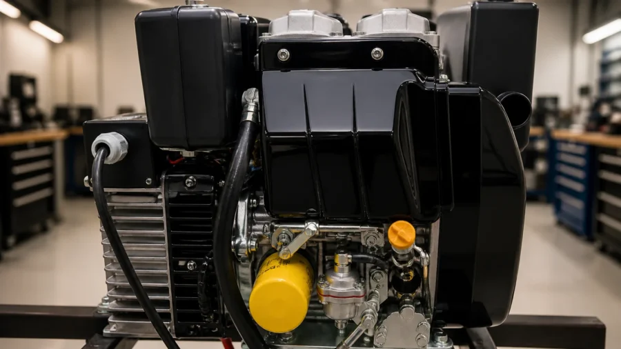 D180 AutoGen Kohler engine-side detail D180 AutoGen Kohler engine-side detail